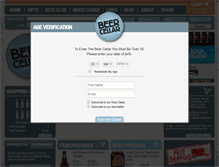 Tablet Screenshot of beercellar.co.nz